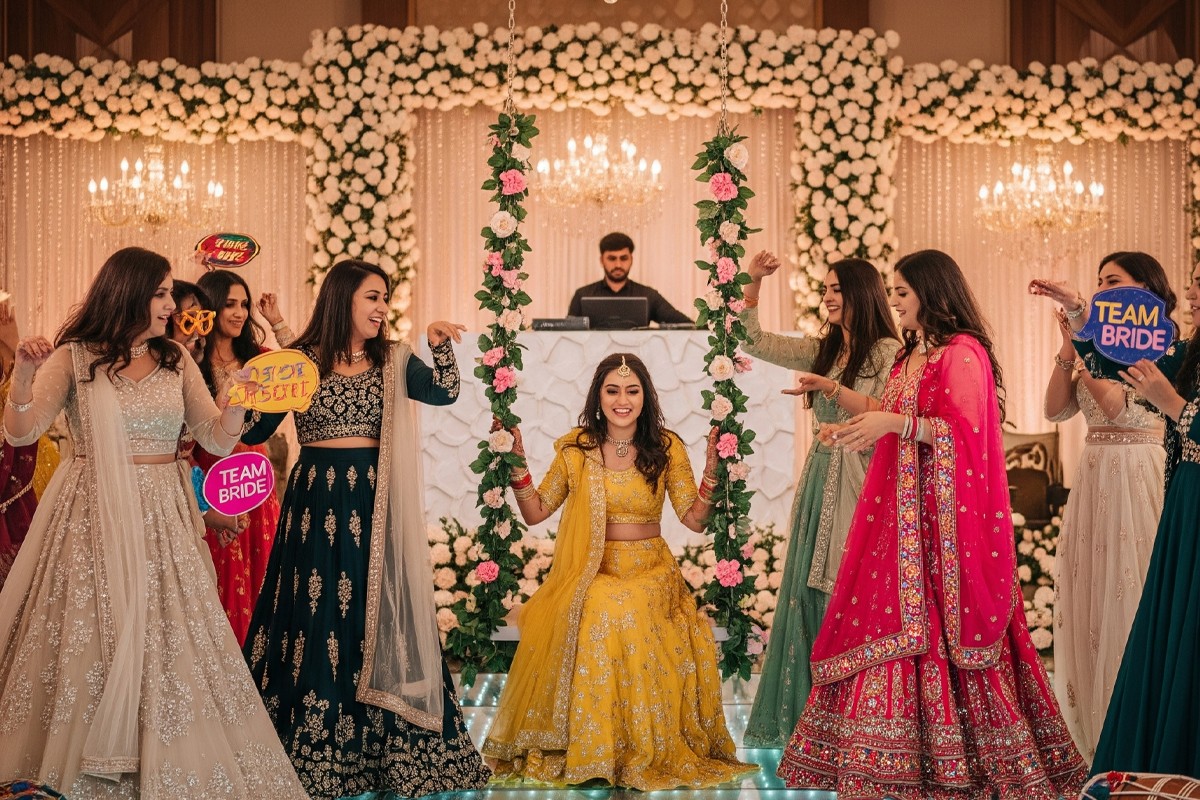 Best Photographer For Ladies Sangeet in NCR