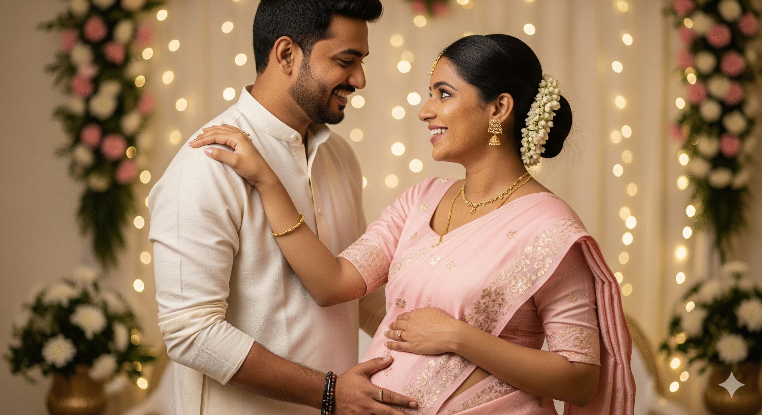 Candid Baby Shower Ceremony Photography in Noida