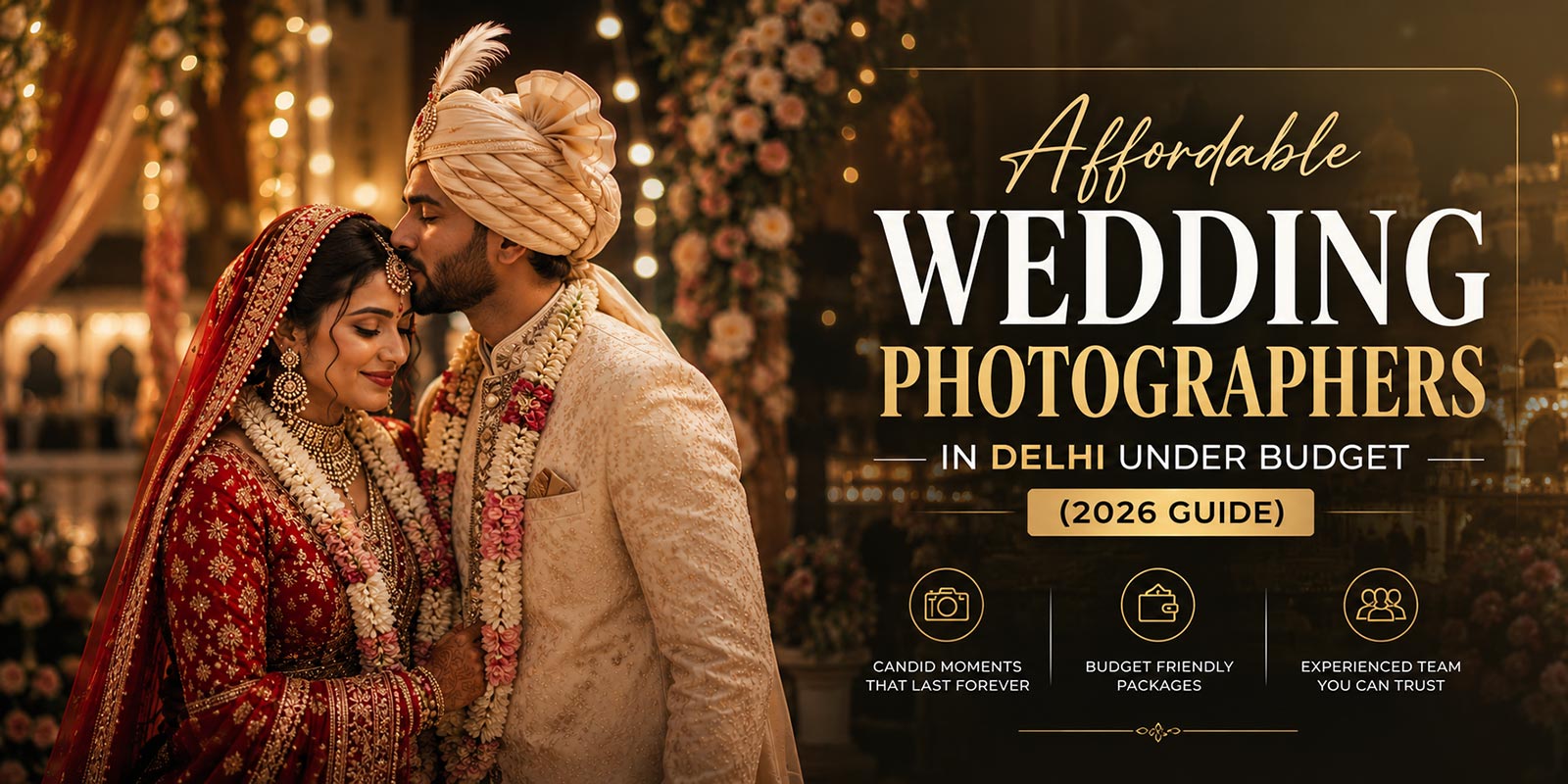 Affordable Wedding Photographers in Delhi Under Budget (2026 Guide)