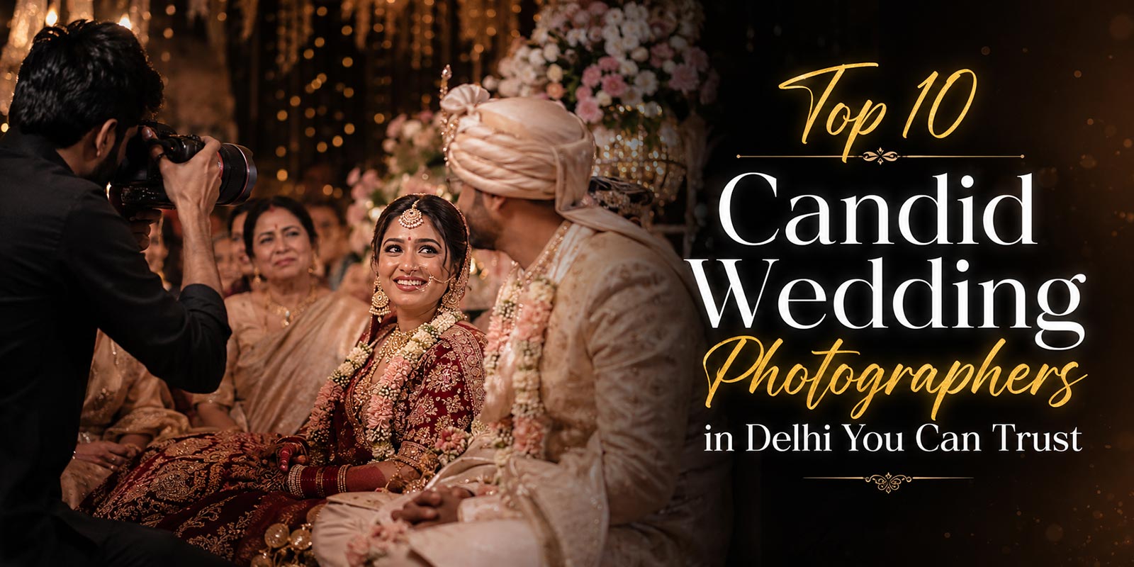 Top 10 Candid Wedding Photographers in Delhi You Can Trust