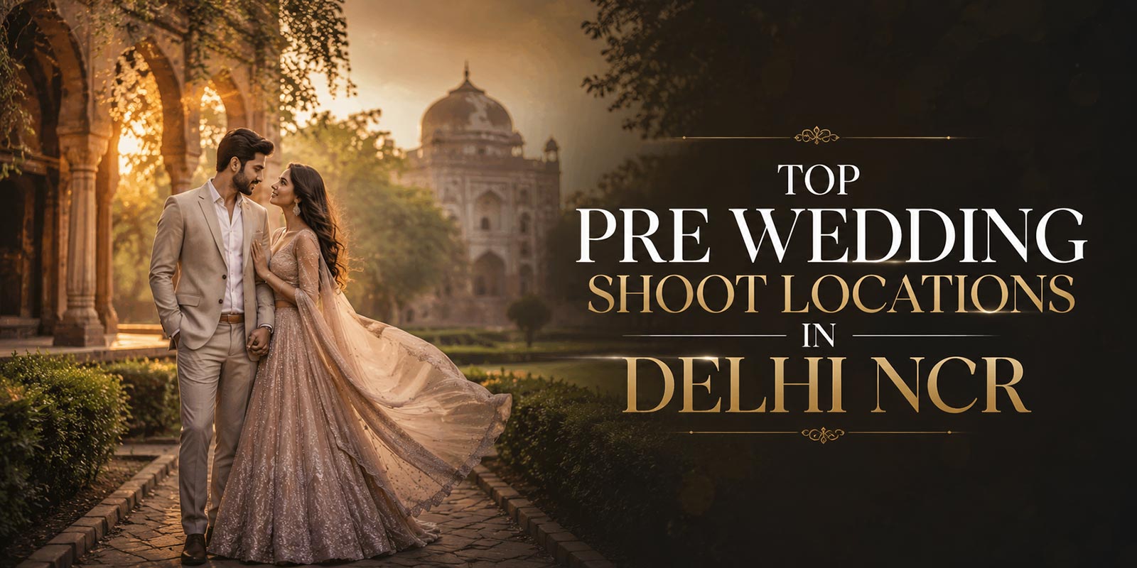 Top Pre Wedding Shoot Locations in Delhi NCR (With Real Examples)